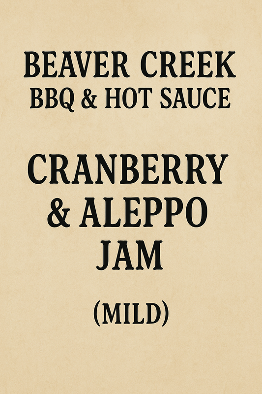 Cranberry & Aleppo Jam