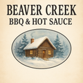 Beaver Creek BBQ snowy cabin logo