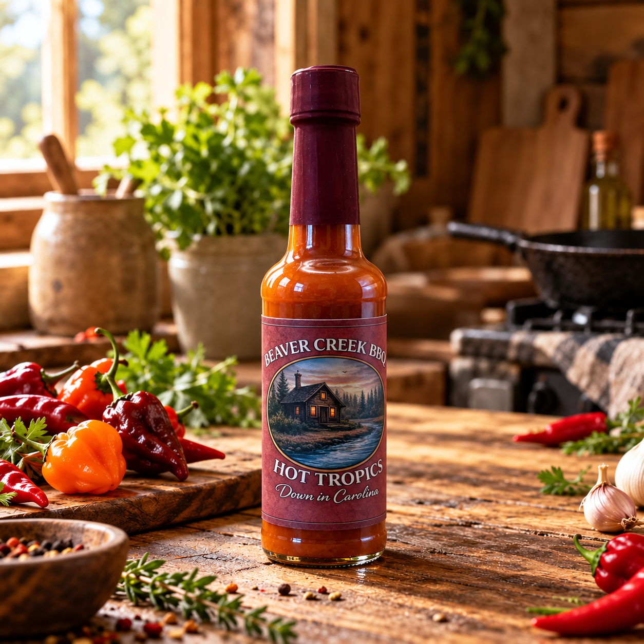 Down in Carolina fermented Carolina Reaper hot sauce – 150ml bottle